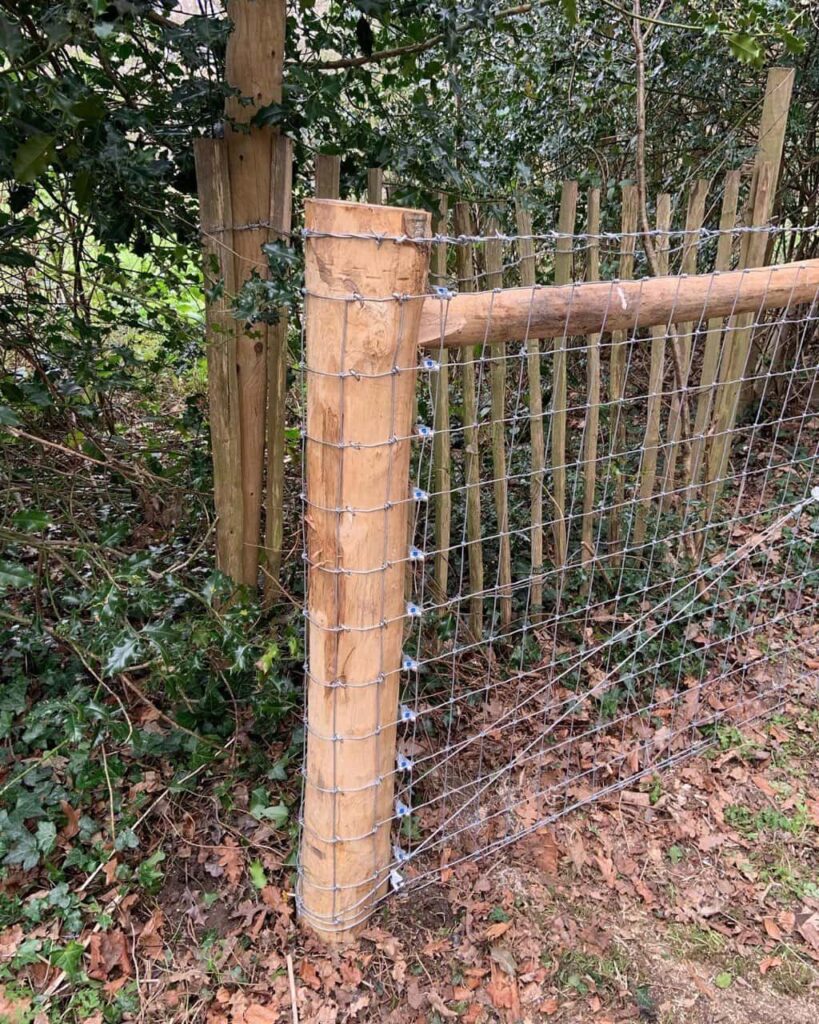 This is a photo of stock fencing installed by Fast Fix Fencing Biggen Hill